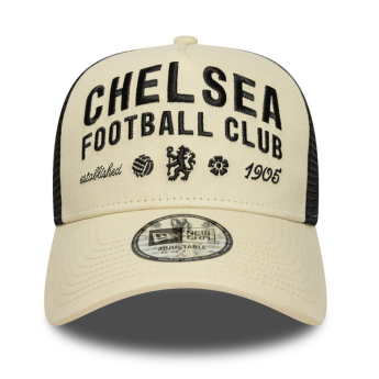 Chelsea FC баскетболна шапка с козирка 9Forty Trucker Seasonal cream