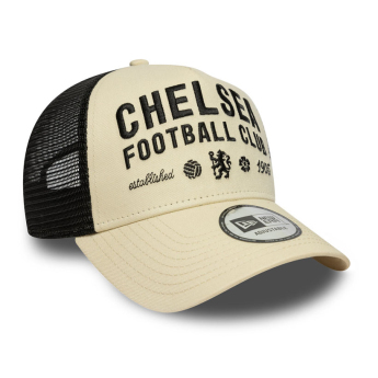 Chelsea FC баскетболна шапка с козирка 9Forty Trucker Seasonal cream