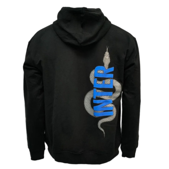 Inter Milan мъжки суитшърт с качулка Snake black