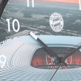 FC Bayern Munich стенен часовник Glow in the dark