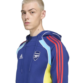 Arsenal FC мъжки суитшърт с качулка Urban Purist blue