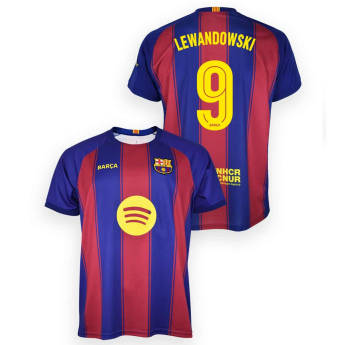 FC Barcelona футболна фланелка replica 25/26 Home Lewandowski