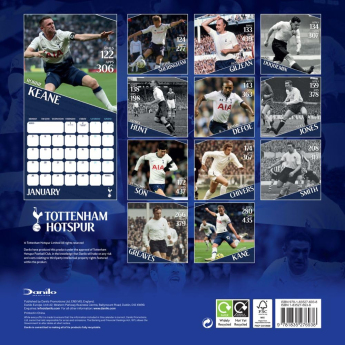 Tottenham Hotspur календар Legends Square 2026