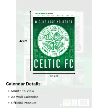 Celtic FC календар Deluxe 2026