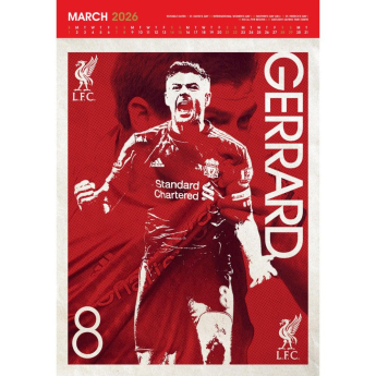 Liverpool FC календар Deluxe 2026