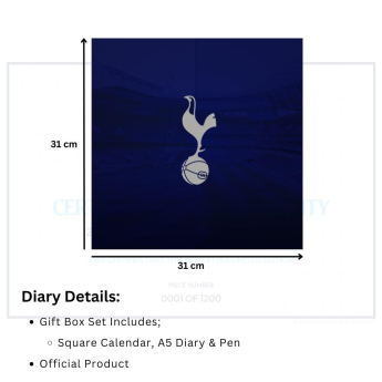 Tottenham Hotspur календар и дневник Musical Gift Box 2026