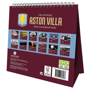 Aston Villa настолен календар 2026