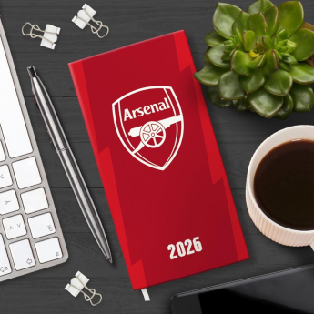 Arsenal FC бележник Slim 2026