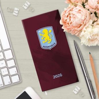 Aston Villa бележник Slim 2026