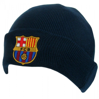 FC Barcelona зимна шапка Navy Cuff