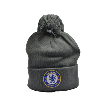 Chelsea FC зимна шапка Bobble grey