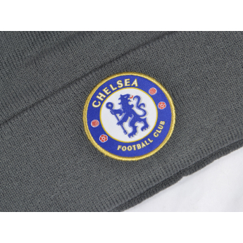 Chelsea FC зимна шапка Bobble grey