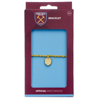 West Ham United гривна Gold Finish Bead