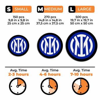 Inter Milan дървен пъзел Crest 500 pcs