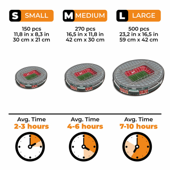 Arsenal FC дървен пъзел Emirates Stadium 270 pcs