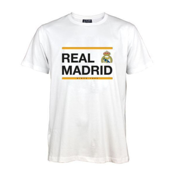 Real Madrid CF мъжка тениска No115 Text white