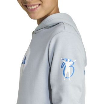 Jude Bellingham детски суитшърт с качулка Light grey