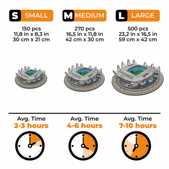 Manchester City дървен пъзел Etihad Stadium 150 pcs