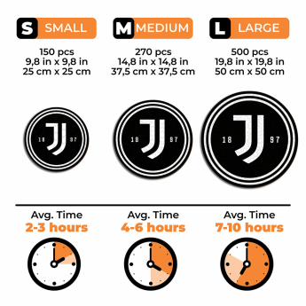 Juventus FC дървен пъзел Crest 150 pcs
