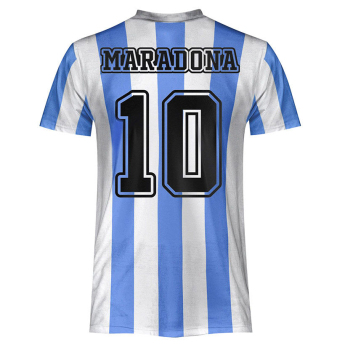 Футболни отбори мъжка тениска Argentina Diego Maradona Shirt