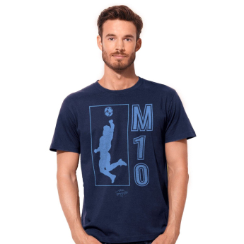 Футболни отбори мъжка тениска Argentina Diego Maradona Siluete navy