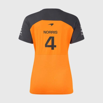 McLaren Honda дамска тениска Lando Norris official Teamline Replica orange F1 Team 2025