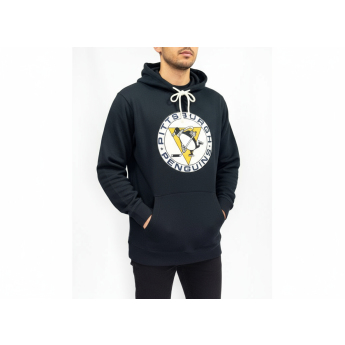 Pittsburgh Penguins мъжки суитшърт с качулка Thermal Lightweight Hoodie Vintage Logo