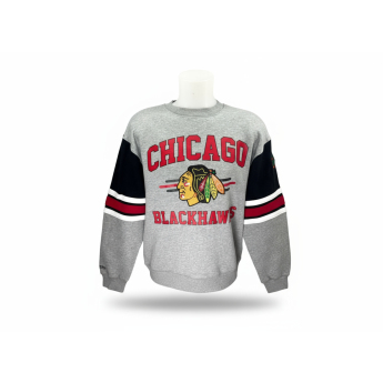 Chicago Blackhawks мъжки суитшърт с качулка All Over Crew 4.0 Current Logo