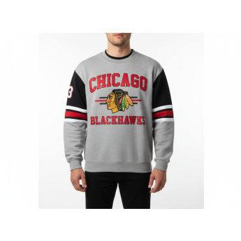 Chicago Blackhawks мъжки суитшърт с качулка All Over Crew 4.0 Current Logo