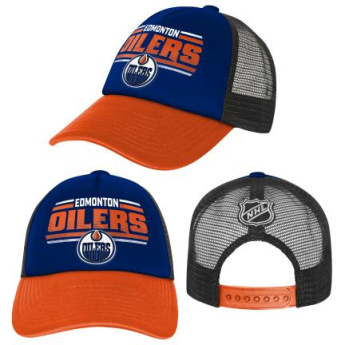 Edmonton Oilers детска шапка с  козирка flat Essentials Snapback Trucker