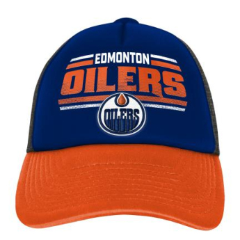 Edmonton Oilers детска шапка с  козирка flat Essentials Snapback Trucker