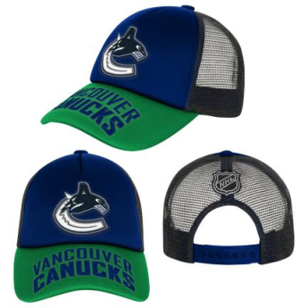 Vancouver Canucks детска бейзболна шапка с козирка True Retro Meshback Trucker
