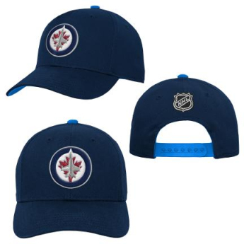 Winnipeg Jets детска бейзболна шапка с козирка Precurved Snap