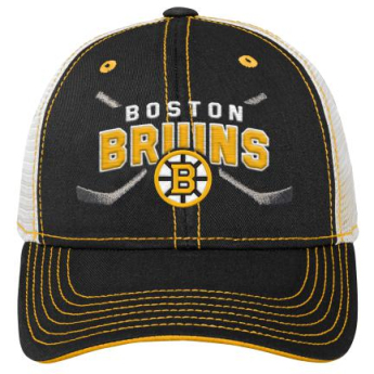 Boston Bruins детска бейзболна шапка с козирка Lockup Meshback Adj.