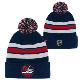 Winnipeg Jets детска зимна шапка Cuffed Beanie With Pom