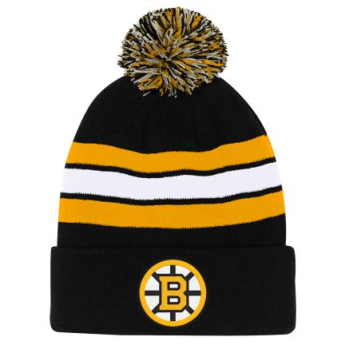 Boston Bruins детска зимна шапка Cuffed Beanie With Pom
