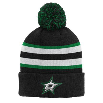 Dallas Stars детска зимна шапка Cuffed Beanie With Pom