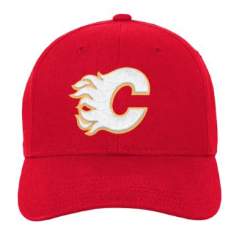 Calgary Flames детска бейзболна шапка с козирка Structured Flex