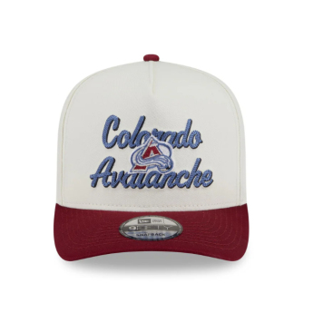 Colorado Avalanche баскетболна шапка с козирка New Era 950AF Chainstitch white