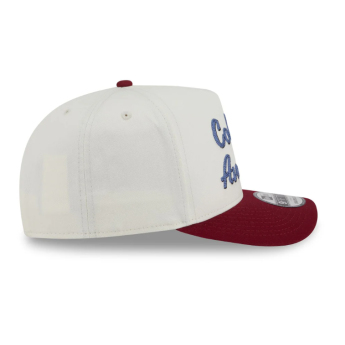 Colorado Avalanche баскетболна шапка с козирка New Era 950AF Chainstitch white
