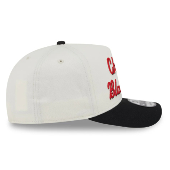 Chicago Blackhawks баскетболна шапка с козирка New Era 950AF Chainstitch white