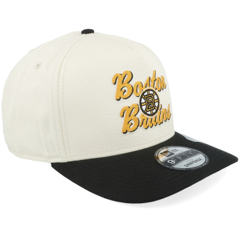 Boston Bruins баскетболна шапка с козирка New Era 950AF Chainstitch white