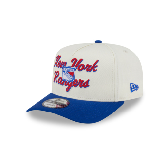 New York Rangers баскетболна шапка с козирка New Era 950AF Chainstitch white