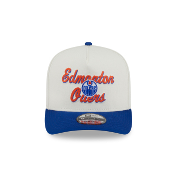 Edmonton Oilers баскетболна шапка с козирка New Era 950AF Chainstitch white