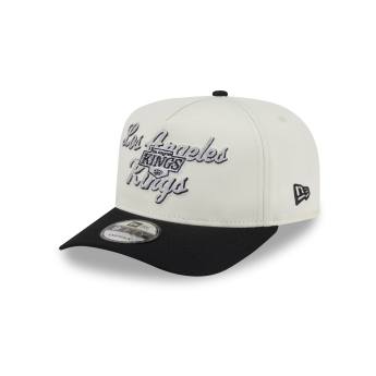 Los Angeles Kings баскетболна шапка с козирка New Era 950AF Chainstitch white-grey