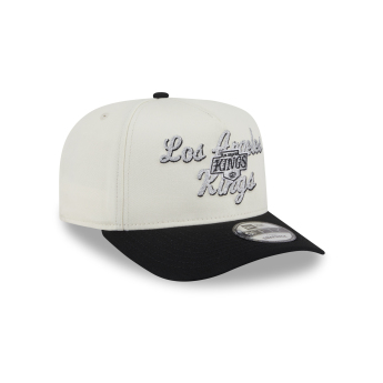 Los Angeles Kings баскетболна шапка с козирка New Era 950AF Chainstitch white-grey