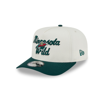 Minnesota Wild баскетболна шапка с козирка New Era 950AF Chainstitch white