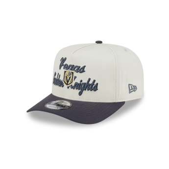 Vegas Golden Knights баскетболна шапка с козирка New Era 950AF Chainstitch white