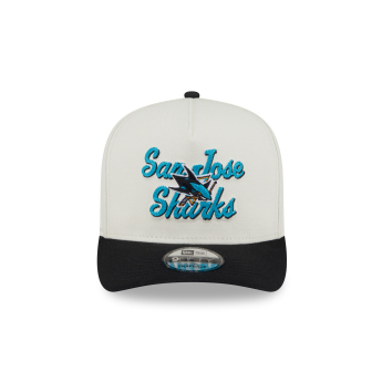 San Jose Sharks баскетболна шапка с козирка New Era 950AF Chainstitch white