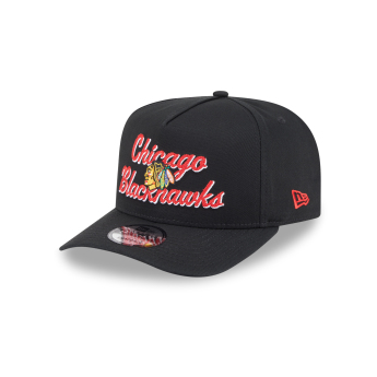Chicago Blackhawks баскетболна шапка с козирка New Era 950AF Chainstitch black